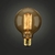 Lâmpada Retrô Decorativa Vintage Thomas Edison G95 Filamento - loja online