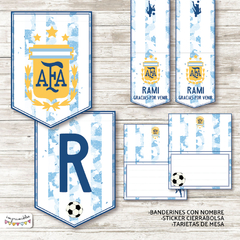 Kit Imprimible Selección argentina de fútbol - Imprimibles