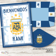 Kit Imprimible Selección argentina de fútbol - tienda online