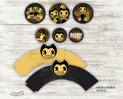 Kit imprimible Bendy and the Ink Machine - comprar online