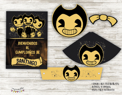 Kit imprimible Bendy and the Ink Machine - tienda online