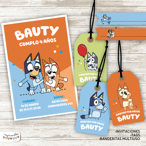 Kit Imprimible Bluey - Comprar en Imprimibles