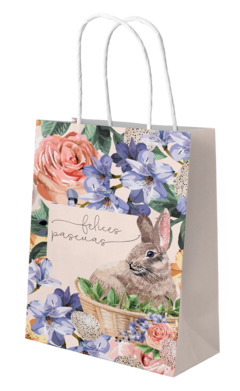 Set imprimible de Cajas, tags y bolsa Conejo de Pascuas vintage en internet