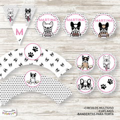 Kit Imprimible Perro Bulldog Francés - comprar online