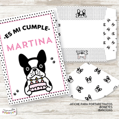 Kit Imprimible Perro Bulldog Francés - tienda online