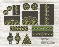 Kit imprimible Militar - Camuflado en internet