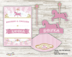 Kit imprimible Carrousel - tienda online