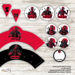 Kit imprimible Deadpool - tienda online