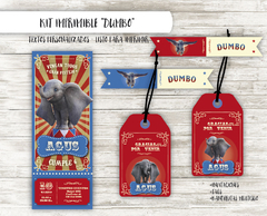 Kit imprimible Dumbo