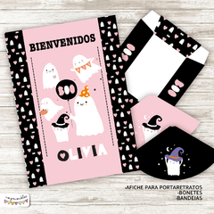 Kit Imprimible Fantasmas de Halloween