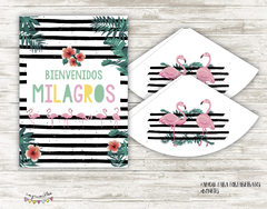 Kit imprimible Flamencos - tienda online
