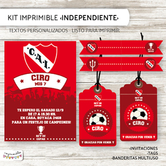 Kit Imprimible Independiente