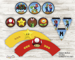 Kit imprimible Super Mario - comprar online