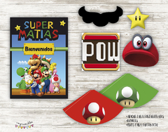 Kit imprimible Super Mario - Imprimibles