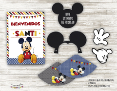 Kit imprimible Mickey clásico - tienda online