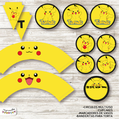 Kit imprimible Pikachu - comprar online