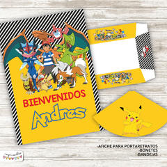 Kit imprimible Pokemon - tienda online