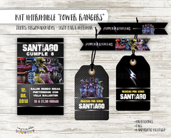 Kit imprimible Power Rangers