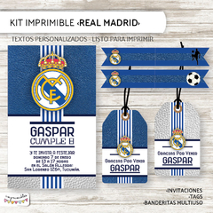 Kit imprimible Real Madrid