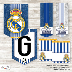 Kit imprimible Real Madrid - Imprimibles