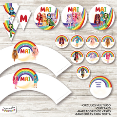 Kit imprimible Rainbow High - comprar online