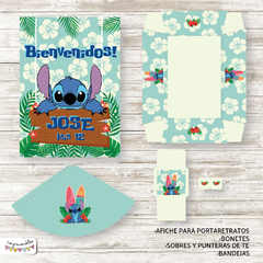 Kit imprimible Stitch - tienda online