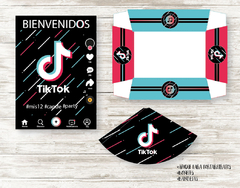 Kit imprimible Tik Tok - tienda online