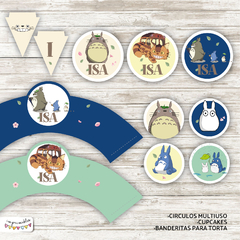 Kit Imprimible Totoro - comprar online