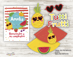 Kit imprimible Tutti Frutti - tienda online