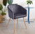 SILLA BEIRUT WOOD DARK GREY