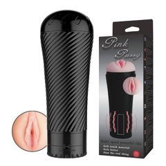 MASTURBADOR CON VIBRO PINK PUSSY