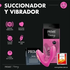 SUCCIONADOR Y VIBRADOR PRIME FANTASY