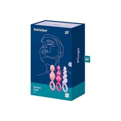 SATISFYER SILICONE PLUGS BOOTY CALL COLOURS - comprar online