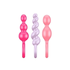 SATISFYER SILICONE PLUGS BOOTY CALL COLOURS - Other Nature - Sex Shop online -  productos eróticos - Sex Shop BDSM 