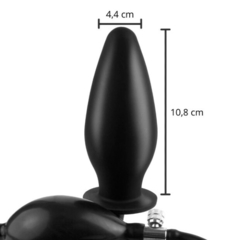 Consolador plug anal inflable