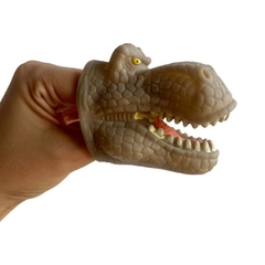 Títere de dedo dinosaurio