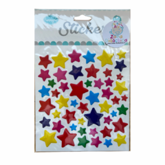 Stickers estrellas con relieve