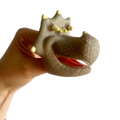 Títere de dedo dinosaurio