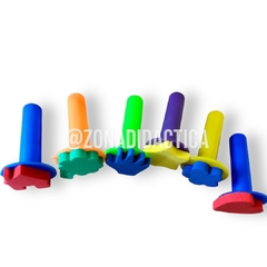 Set 6 Figuras para estampar Comprar en Zona Didactica