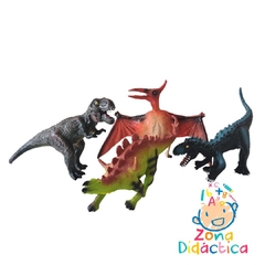 Set 4 dinosaurios tamaño M
