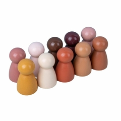 Nins colores pieles 10 unidades - comprar online