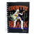 Country is Black - Caderno Pequeno (15x21cm) 150 folhas pautadas