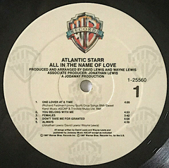 Atlantic Starr – All In The Name Of Love - loja online