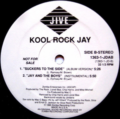 Kool Rock Jay - Jay And The Boys / Suckers To The Side - comprar online