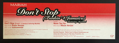 Mariah Carey – Don't Stop (Funkin' 4 Jamaica) - Promo Only Djs