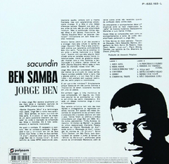 Jorge Ben ‎– Sacundin Ben Samba - comprar online