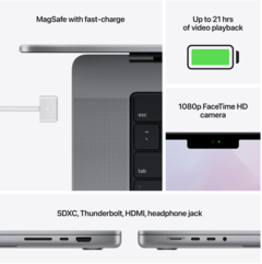 Macbook Pro 16 Apple M1 MAX Chip with 10-Core CPU and 32-Core GPU 1TB Storage 32gb ram REFURBISHED - comprar online