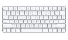 Apple Magic Keyboard with Touch ID (for Mac Computers with Apple Silicon) - US English, Includes USB-C to Lighting Cable, Branco