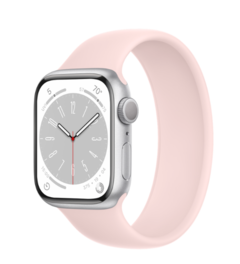 Apple Watch 8 Silver Aluminum Case with Solo Loop - 41mm - loja online