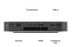 Mac Mini Apple M2 Chip with 8-Core CPU and 10-Core GPU 1TB Storage + 8gb de ram - comprar online